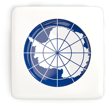 Flag Of Antarctica Grunge Oval Ornament (640x480), Png Download