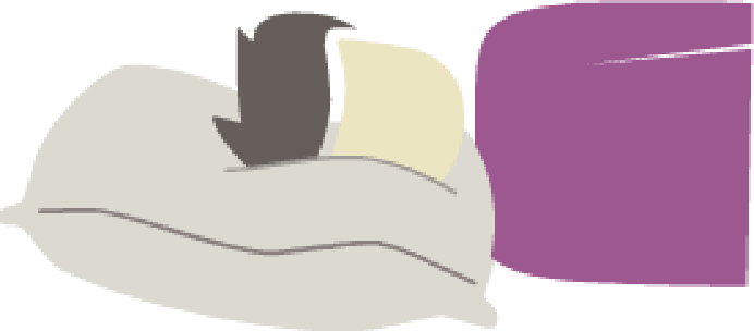 Side Sleeper - Person Sleeping On Pillow Cartoons (692x304), Png Download