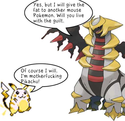 A Deal With Giratina - Pokemon Gen 4 Giratina (540x540), Png Download