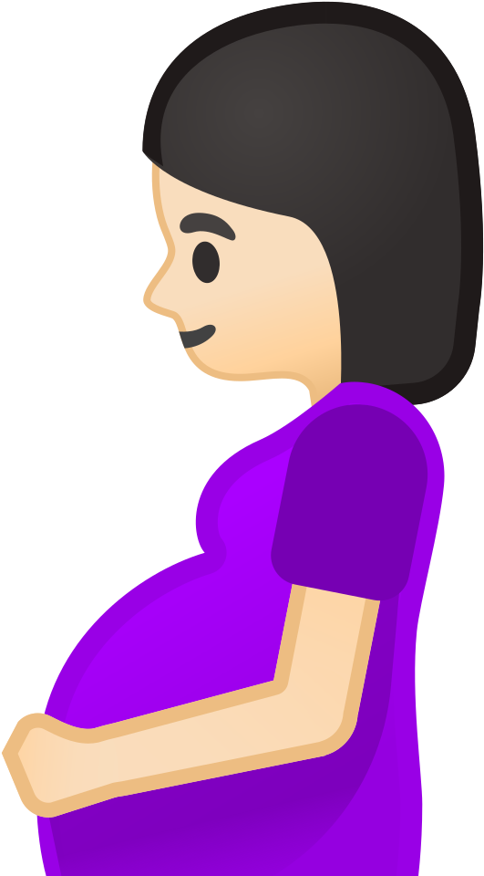Download Svg Download Png - Pregnant Emoji (1024x1024), Png Download