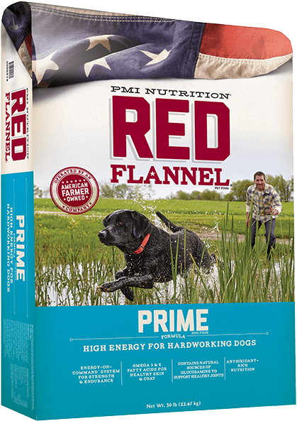 Red Flannel Prime Dog Food (500x663), Png Download
