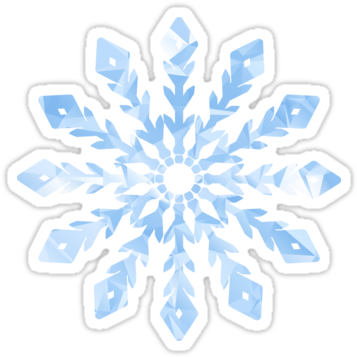 Blue Snowflake Low Poly Style • Also Buy This Artwork - Emblem (375x360), Png Download