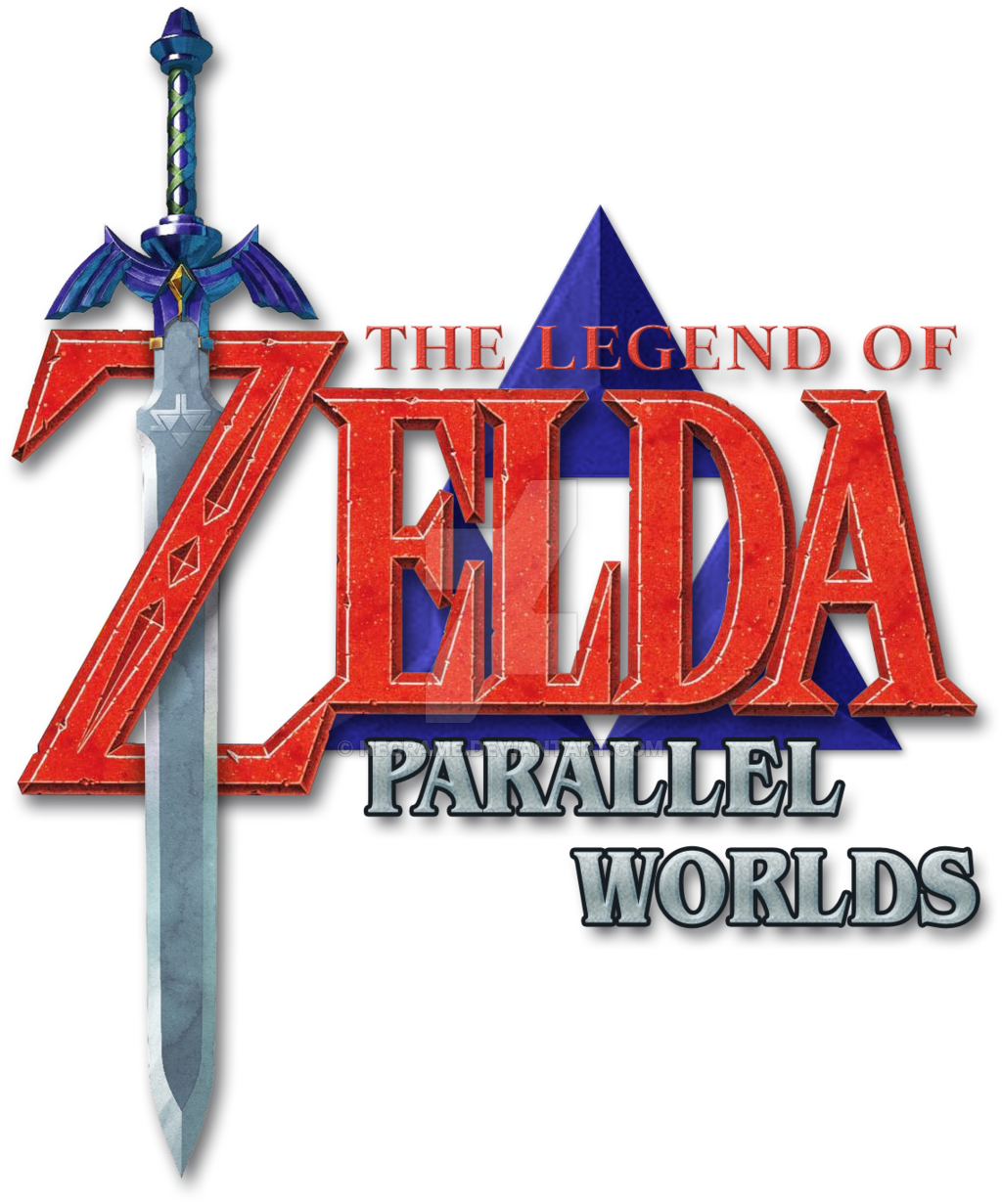 Legend Of Zelda Parallel Worlds - Legend Of Zelda Parallel Worlds Logo (1024x1231), Png Download