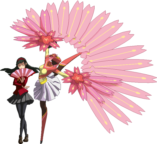 654px-p4arena Yukiko - - Aster (654x600), Png Download