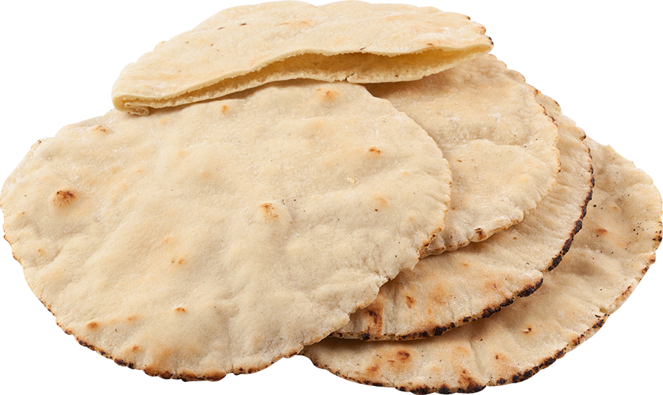 Lebanese Pita Bread (965x575), Png Download