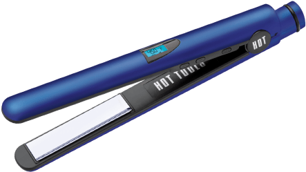 Hot Tools Radiant Blue 1” Digital Flat Iron With Titanium - Hot Tools Flat Iron, Radiant Blue (450x450), Png Download