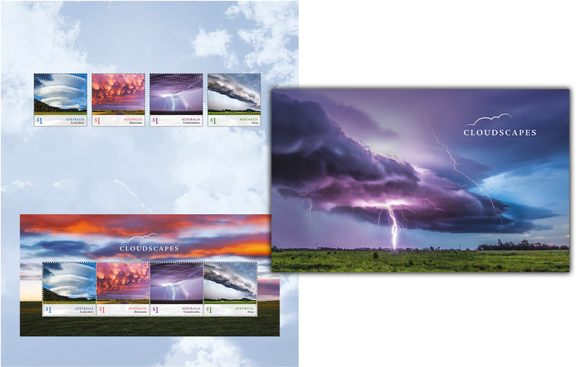 Stamp Pack Stamp Pack - Cloudscape (970x545), Png Download