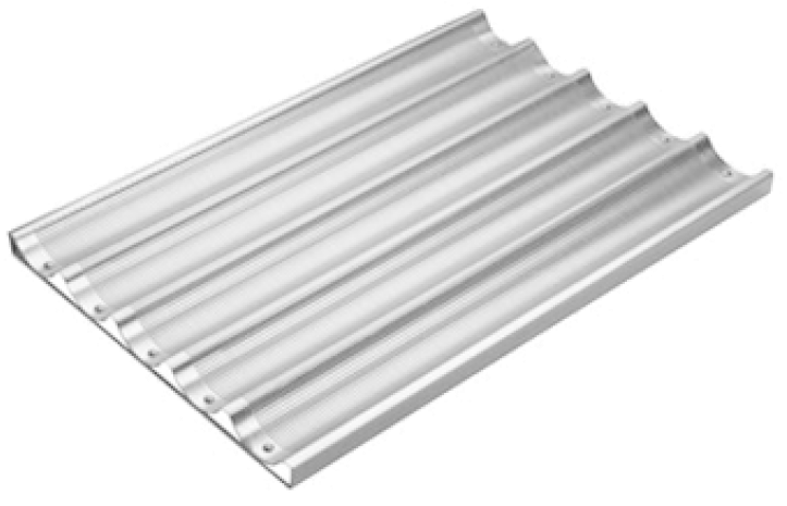 Focus Foodservice Bread Pan, Baguette/french 5 Pocket (800x800), Png Download
