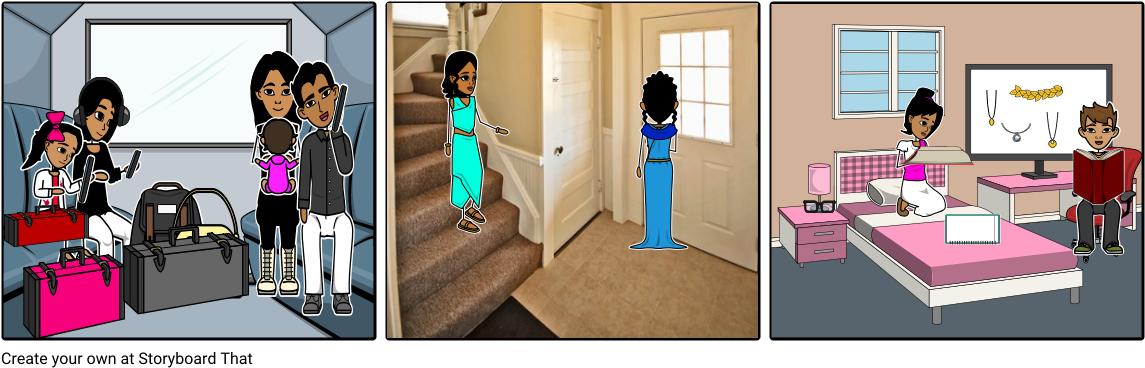 Family With Half Egyptions And Half Hispanic - Play (1164x385), Png Download