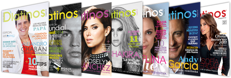 D'latinos Magazine Is A Family-oriented Lifestyle Publication - Magazine (800x288), Png Download