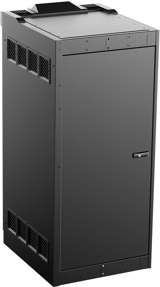 Texas Tough 25ru 25" Deep Rack With Plexi Door - Computer Hardware (1920x1080), Png Download
