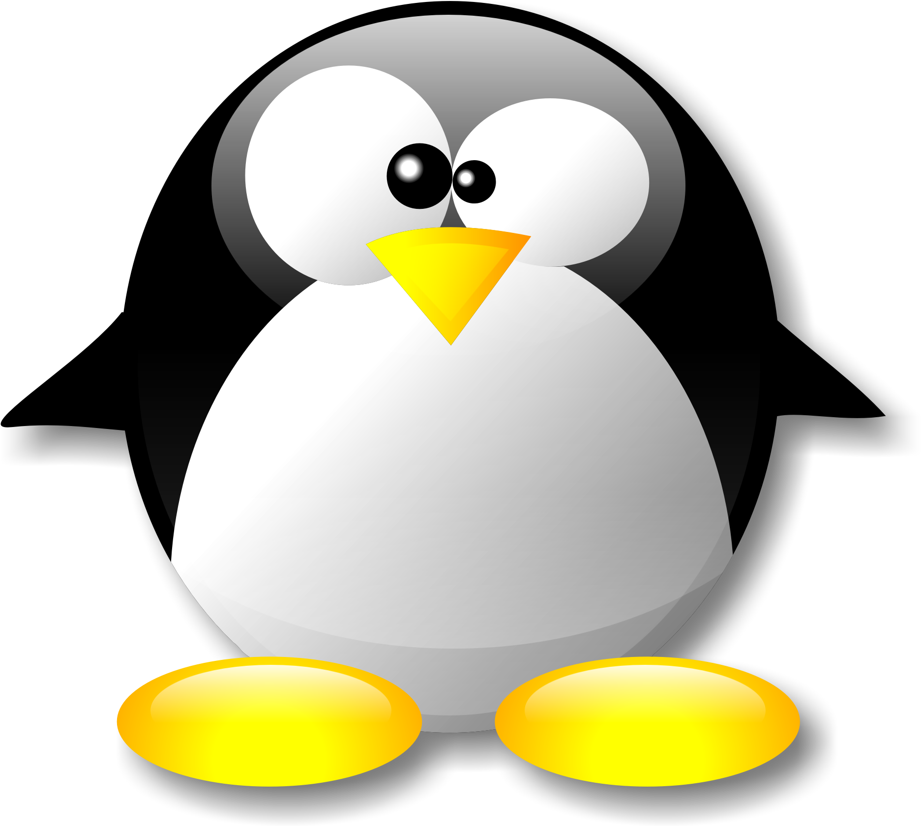 Penguins - Pinguim Png (2000x1742), Png Download