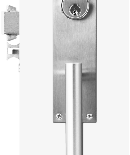 Sl9100ada Self-latching Sliding Door Lock - Sliding Door Lock (500x500), Png Download