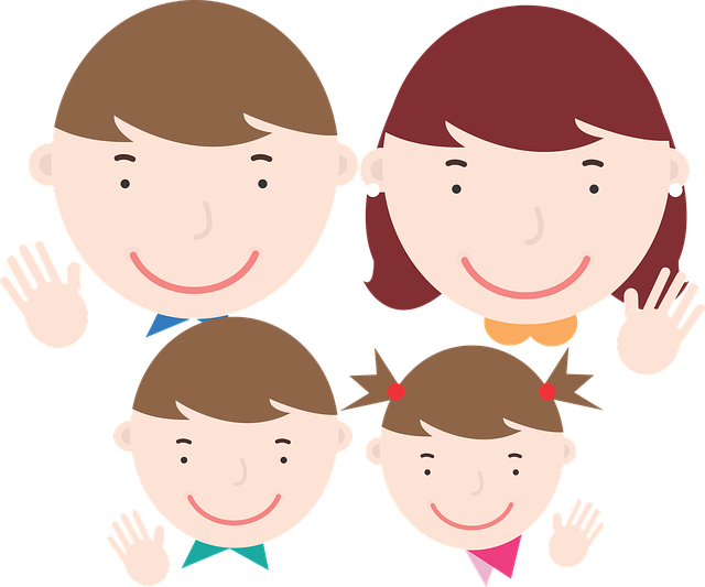 Beginner Spanish Listening Practice Lesson 15 The Family - Family Face Cartoon Png (640x533), Png Download
