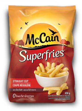 Ingredients - Mccain Superfries Straight Cut (460x400), Png Download