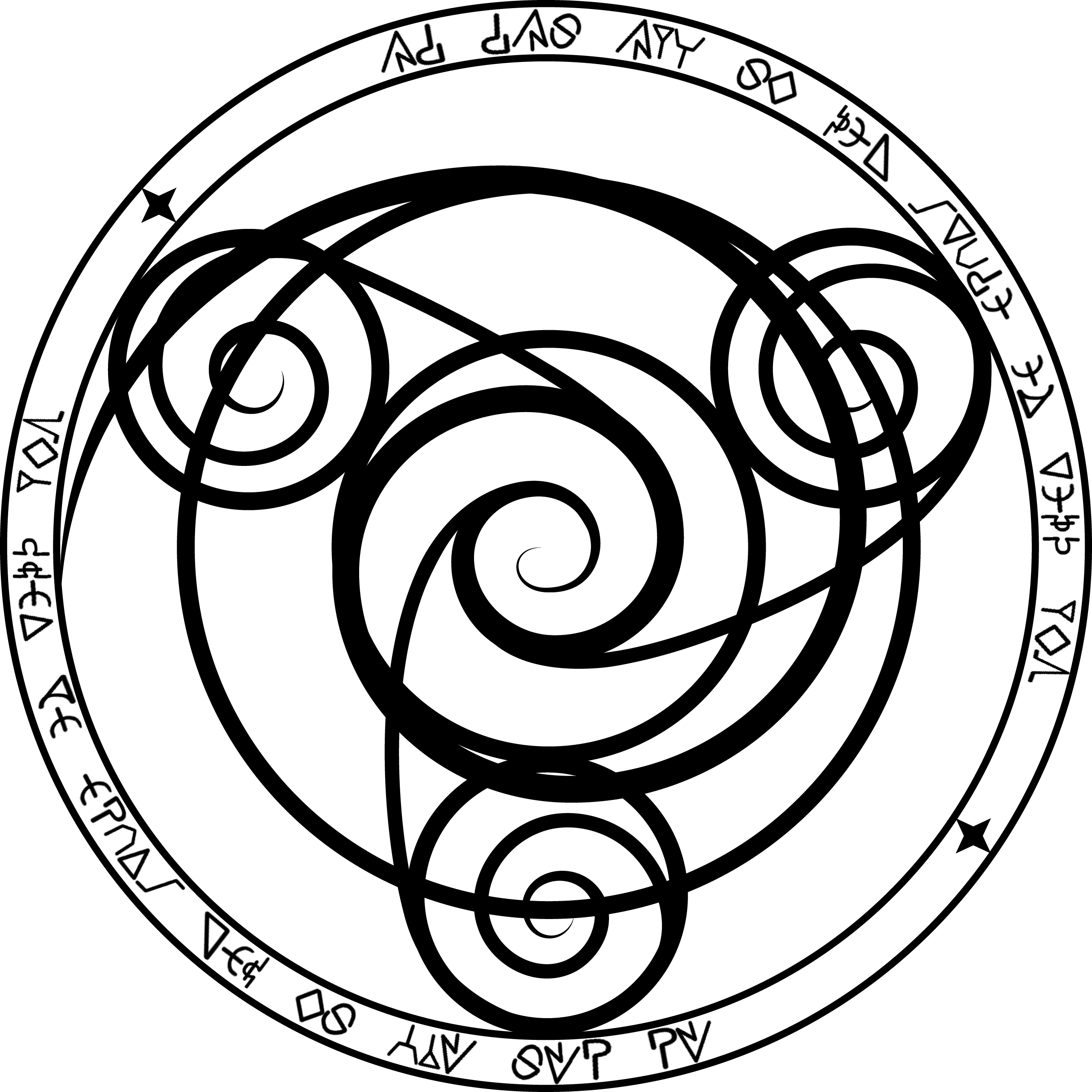 Download Transparent Spirit Runes Circle Symbol, Magic Circle, Alchemy ...