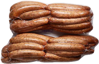 These Old World Style German Style Bratwurst Are So - Knackwurst (558x223), Png Download