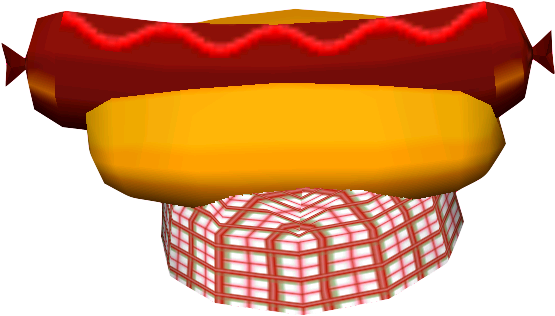 Hot Dog Hat (600x342), Png Download