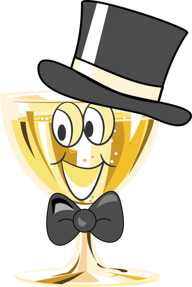 Previous - Cartoon Champagne Glass (640x956), Png Download