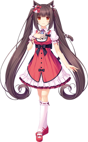 Chocola Nekopara - Nekopara Gif Chocola (300x484), Png Download