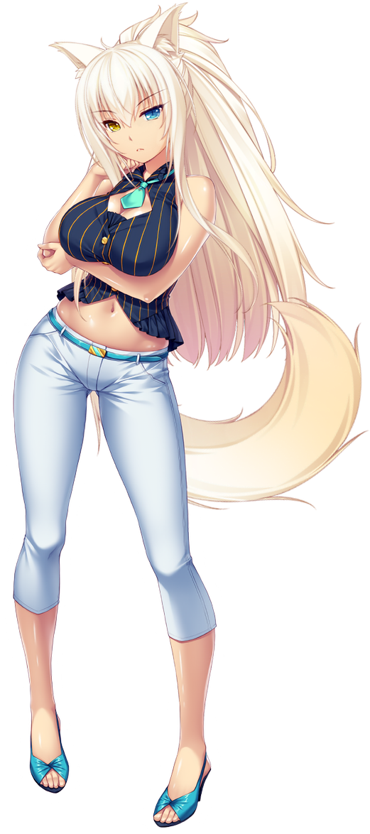 Took The Character From Tropical Liquor Again, And - Cartoon (588x1199), Png Download