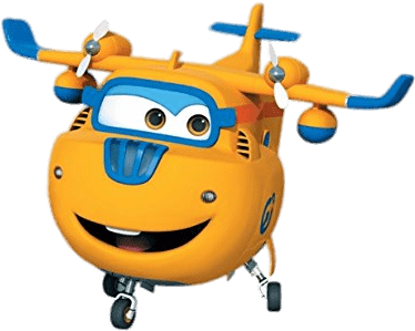 At The Movies - Super Wings Yellow (500x399), Png Download