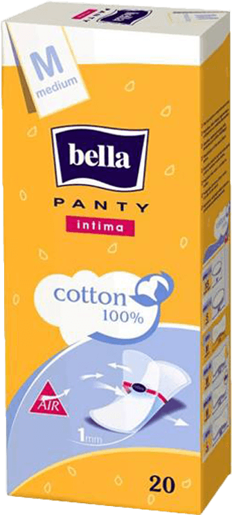 Bella Panty Intima M - Bella Panty Intima Ultrathin Pantyliners Medium Deo (895x895), Png Download