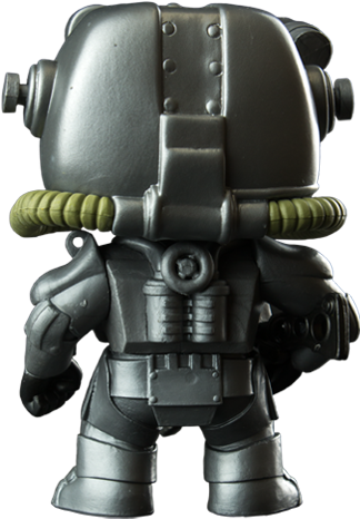 Fallout - Action Figure (323x483), Png Download