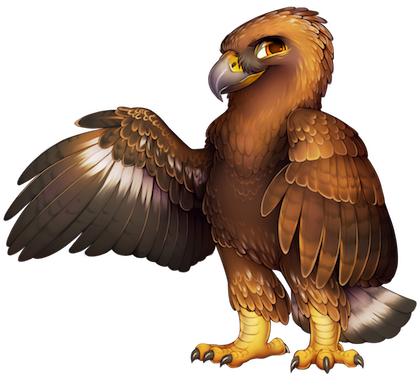 22 9 Golden Eagle - Golden Eagle Png (445x400), Png Download