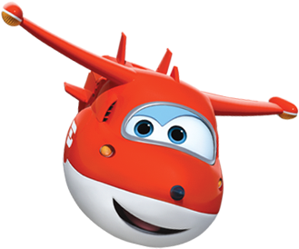 Superwings - Super Wings Triple Pencil Case (400x300), Png Download