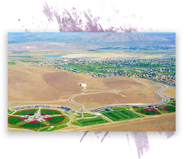Golden Eagle Regional Park At Youth Baseball Nationals - Baseball (864x680), Png Download