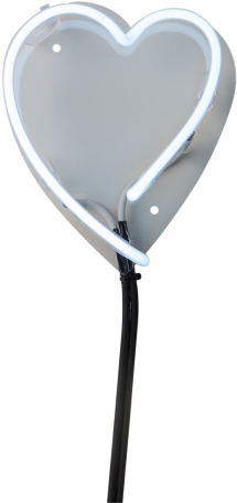 Neon Heart - Heart (736x460), Png Download