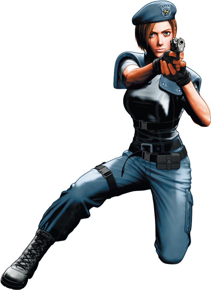 Jill Valentine By Shinkiro - Resident Evil Deadly Silence Jill (850x1062), Png Download