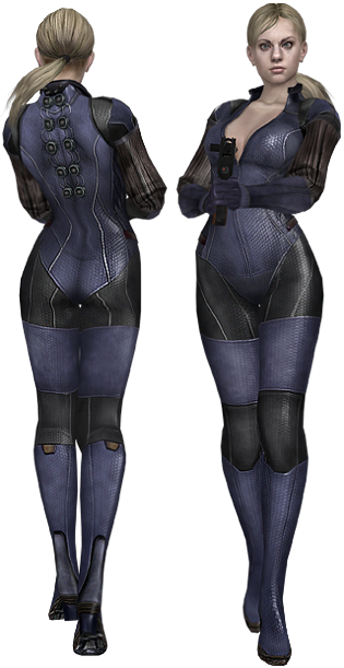 Jill Valentine Battle Suit (315x611), Png Download