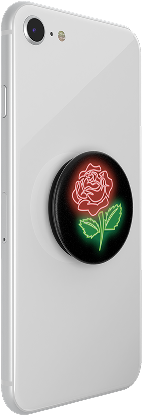 Neon Rose, Popsockets - Popsockets (522x1000), Png Download