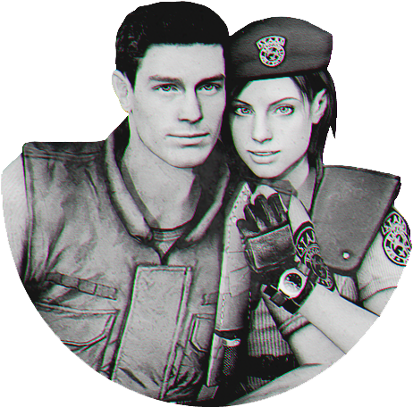 Tumblr Static - Resident Evil Valenfield (469x494), Png Download