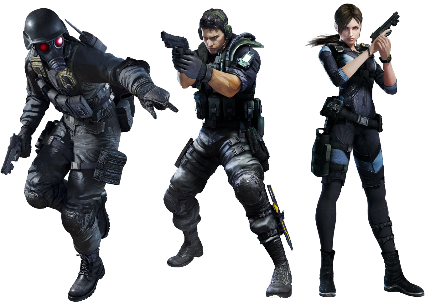 Resident Evil Anime Hunk (1440x1000), Png Download