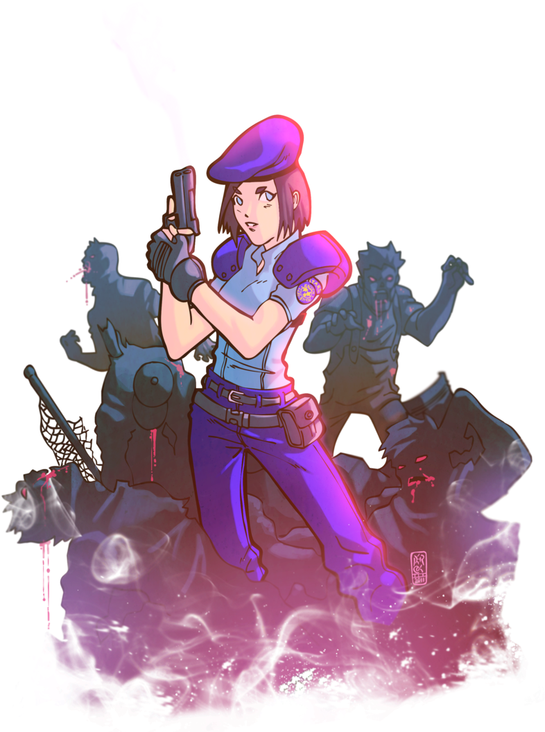 Resident Evil,игры,jill Valentine,resident Evil Персонажи,crusheily - Resident Evil (900x1238), Png Download
