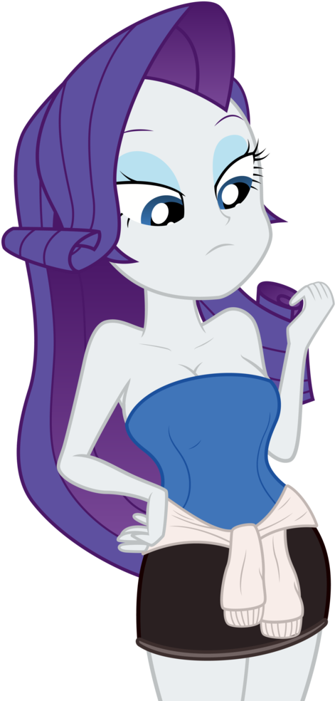 Breasts, Cleavage, Clothes, Clothes Edit, Cosplay, - Equestria Girls Rarity Sexy (640x1024), Png Download