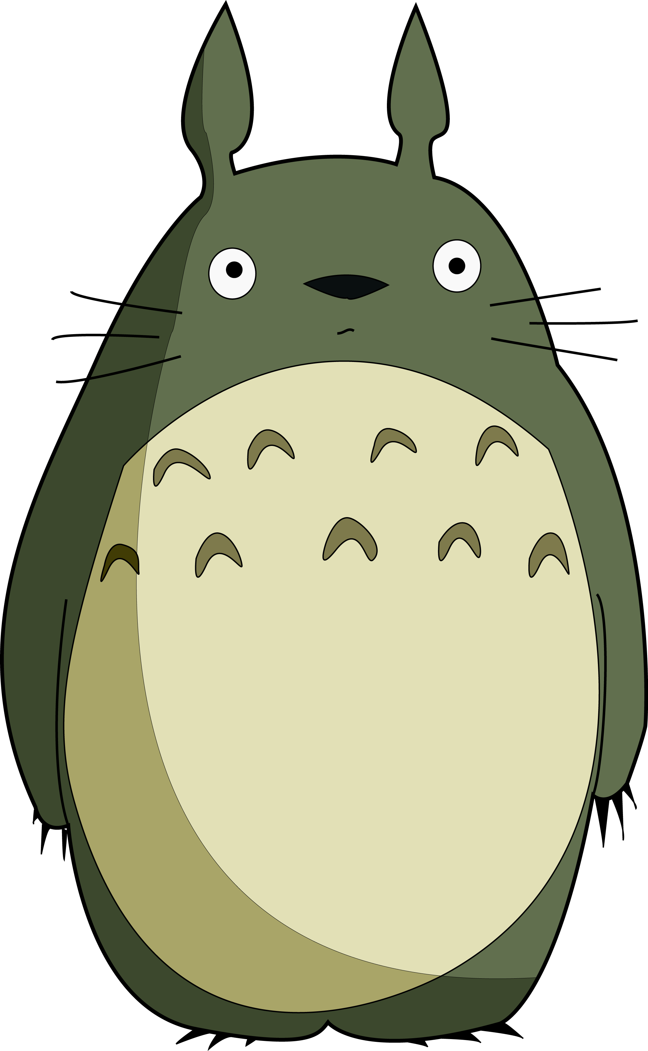 Resultado De Imagem Para Studio Ghibli Princess Mononoke - My Neighbor Totoro (2122x3441), Png Download