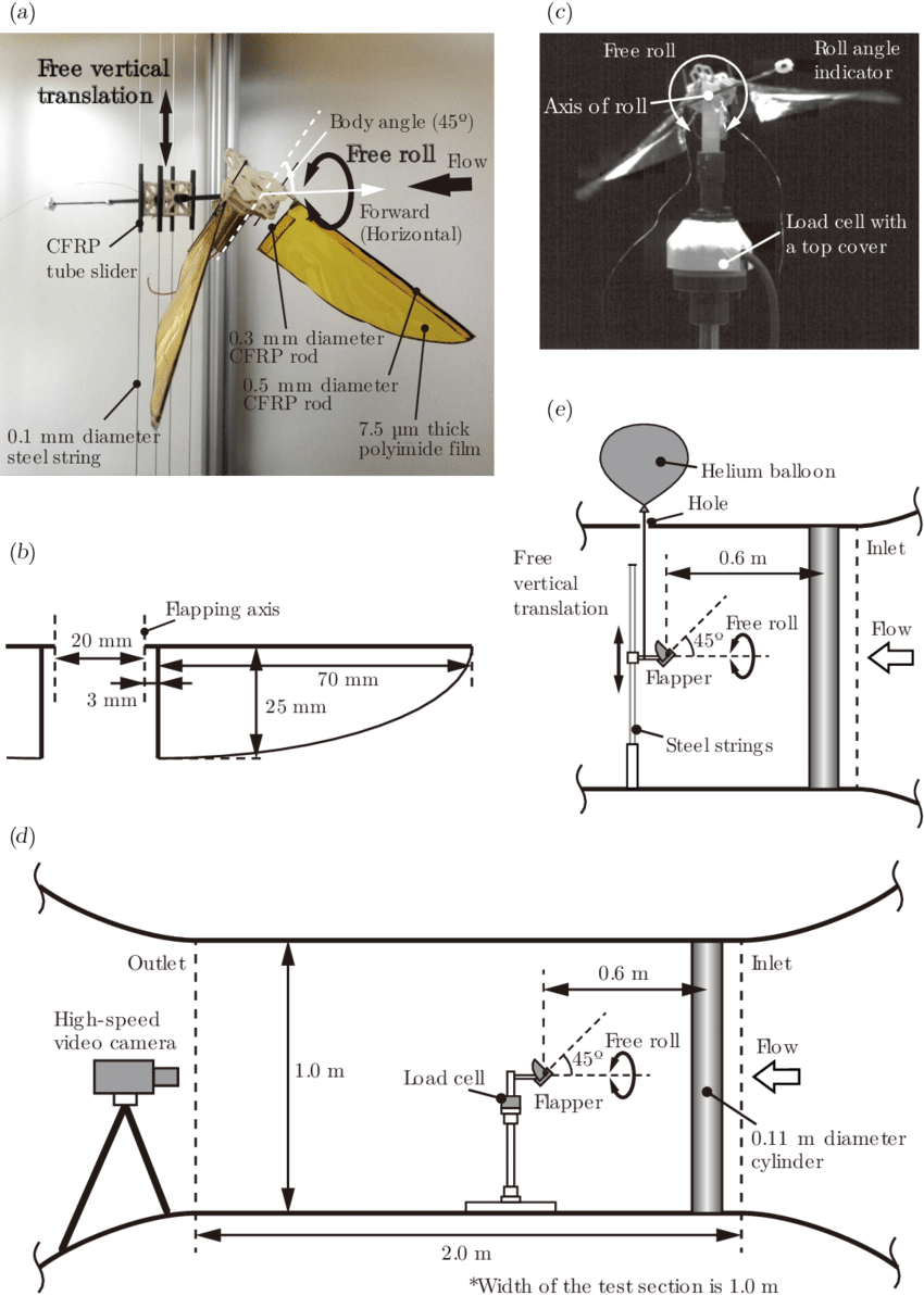 Robotic Flapper Attached On A Roll Bearing And Vertical - Drawing (850x1193), Png Download