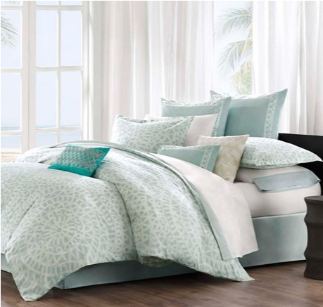 Echo Design Mykonos Comforter Set - Mykonos Cotton Comforter Set Size: Cal King (545x436), Png Download