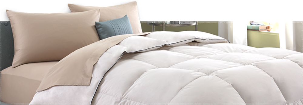 Best At Down Comforter Header - Pacific Coast Extra Warmth Down Comforter 300 Thread (1000x346), Png Download