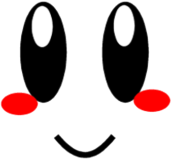 Kirby Face Transparent (420x420), Png Download