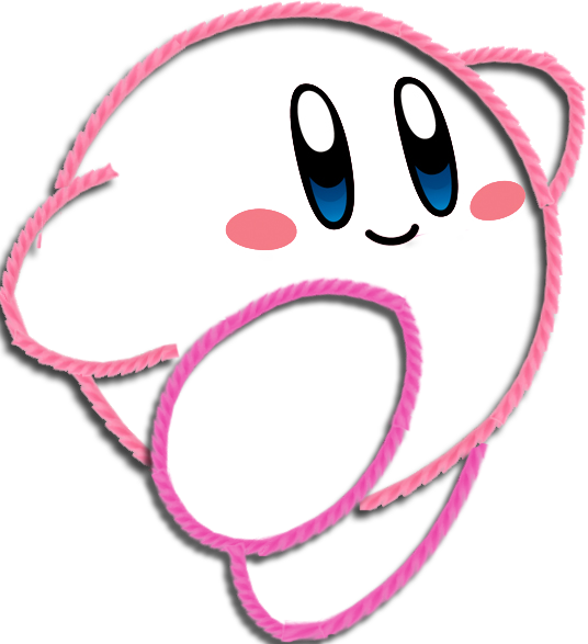 Yarn Kirby By Shadowrose794-d4q6nvs - Kirby (536x587), Png Download