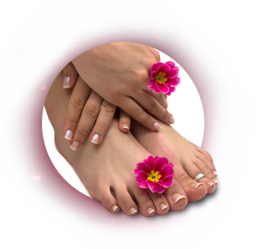 Manicure E Pedicure Imagem Png - Manicure And Pedicure Png (378x363), Png Download