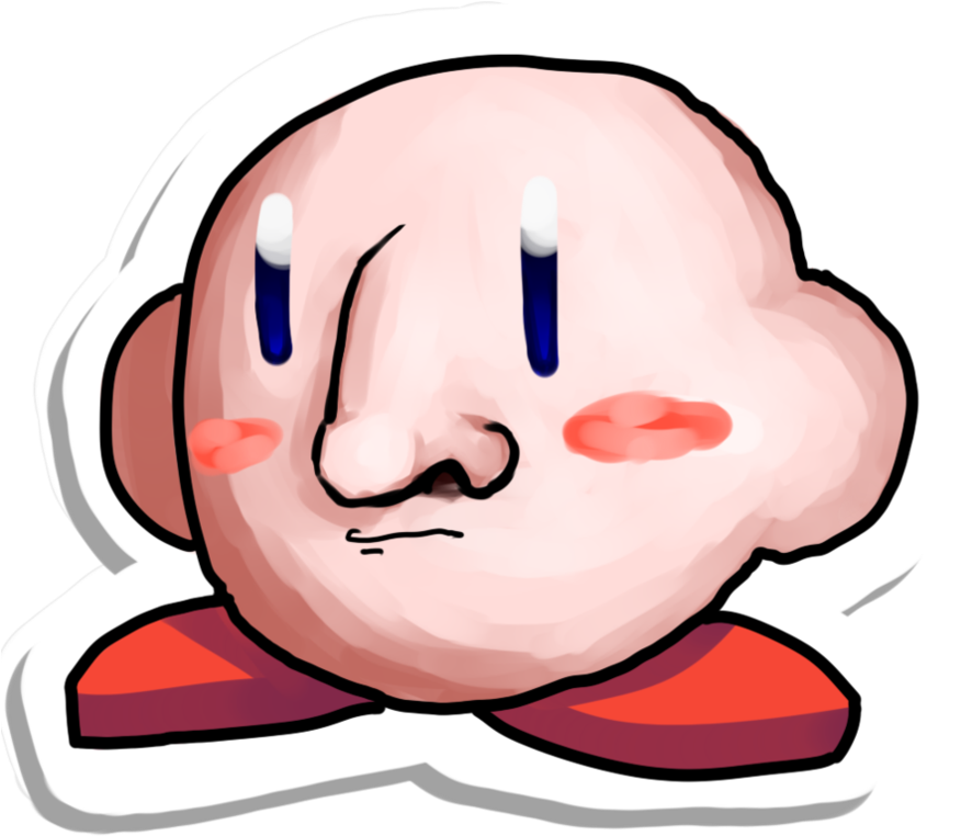 Kirby , - Kirby Nose (894x894), Png Download
