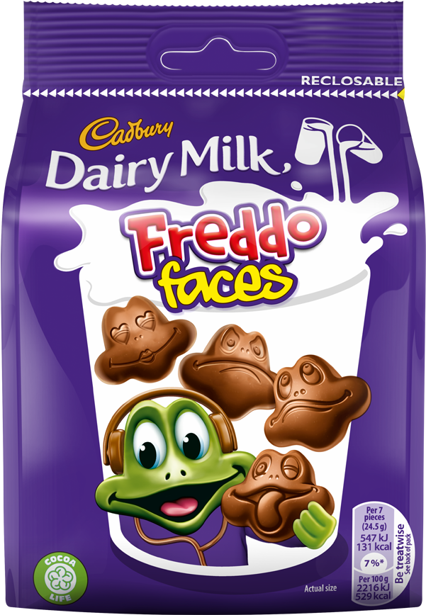 Cheeky, Happy, Silly Little Faces, Lots Of Fun Delicious - Cadbury Dairy Milk Freddo Faces (600x1022), Png Download