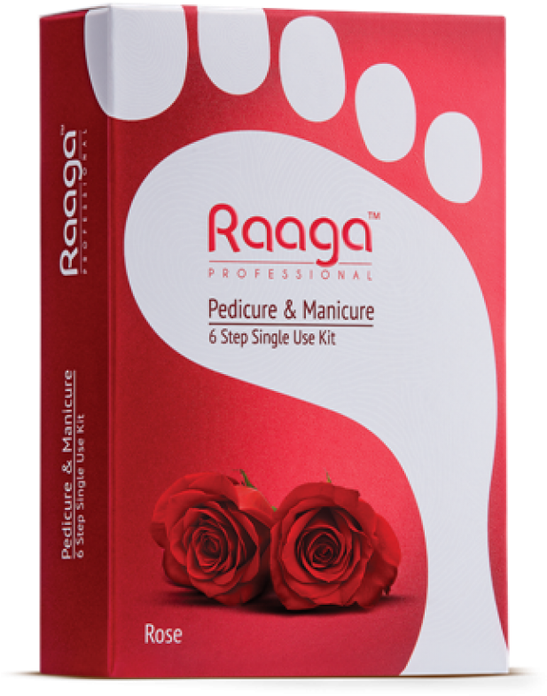 Raaga Professional Rose Pedicure & Manicure 6 Step (643x1000), Png Download