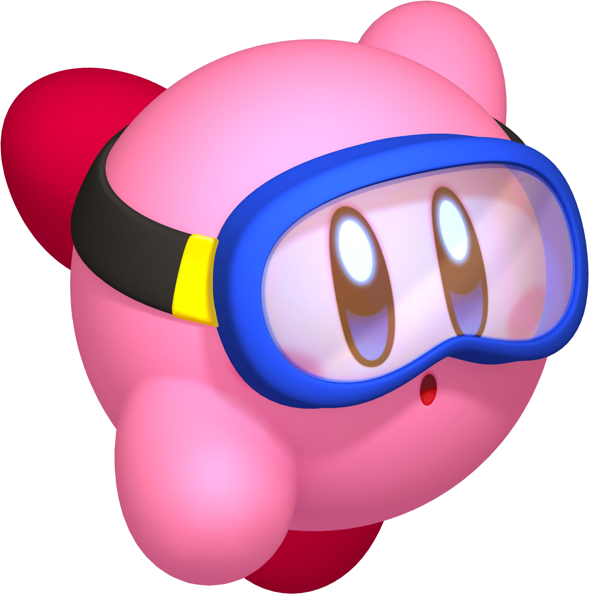 Kirby5 - Kirby Nightmare In Dreamland Swim (2210x2228), Png Download